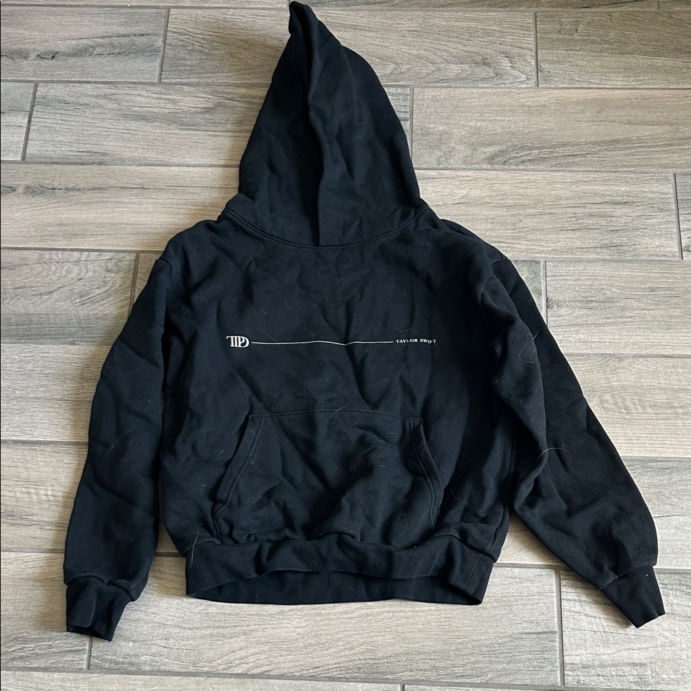 Taylor Swift Black the tortured poets department Hoodie